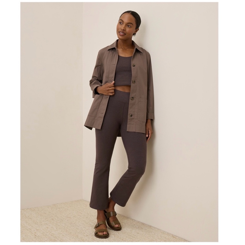 NWT Pact Women's On the Go Cropped Bootcut Leggings